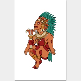 Aztec vegetation god - Xipe Totec Posters and Art